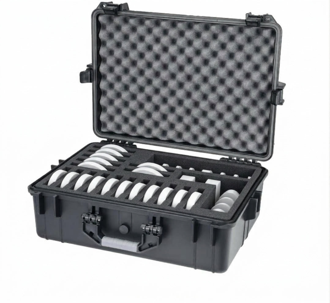 Aménagement d’une valise de transport Yobe Light Pro pour 18 supports