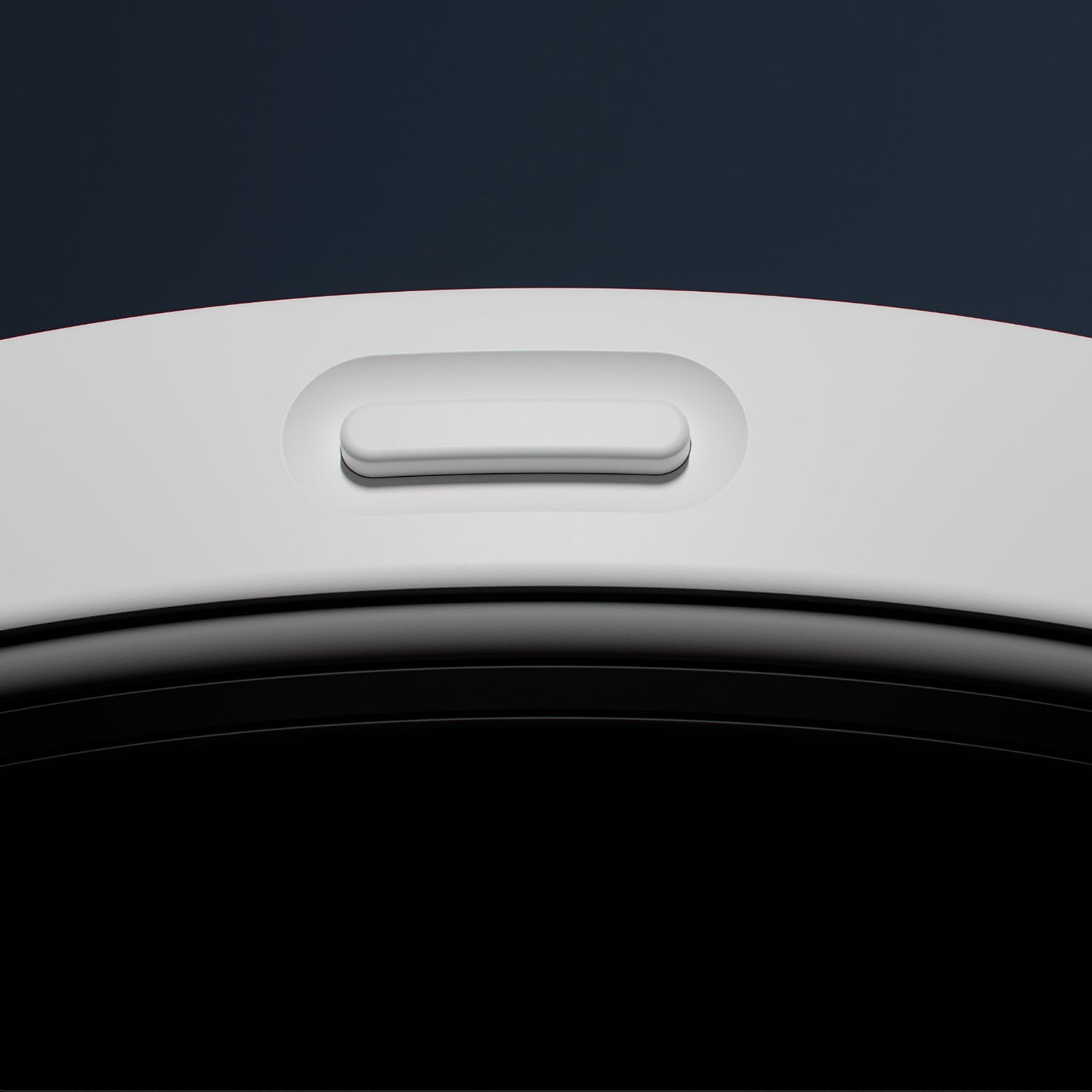 close up du bouton de commande serveur de yobe light Pro sur fond bleu nuit 