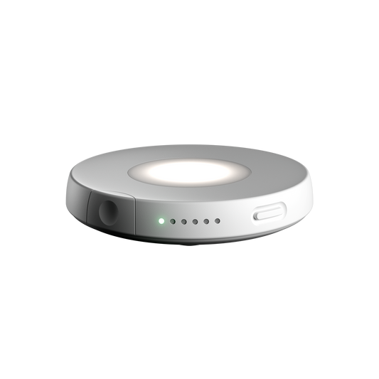 Dessous de bouteille lumineux yobe light allumé intensité 1